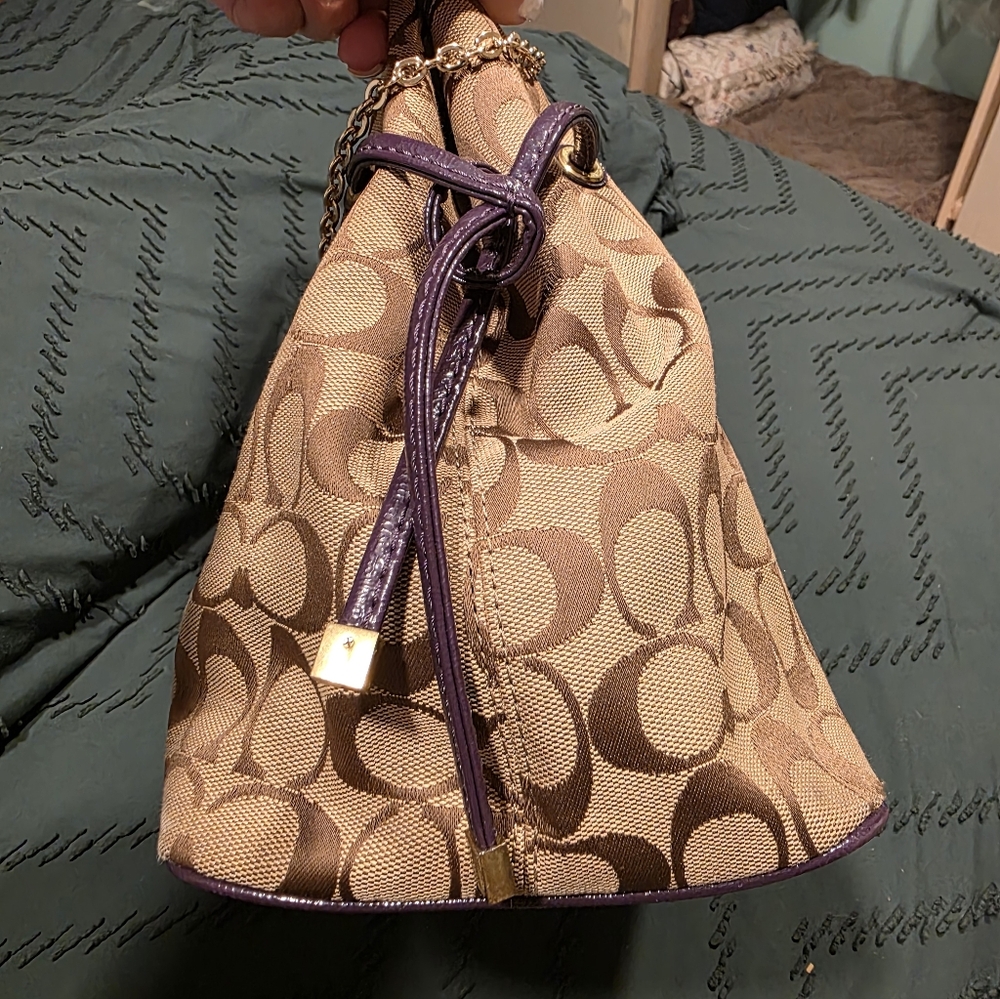 Coach Signature Python Print Carryall - image 7